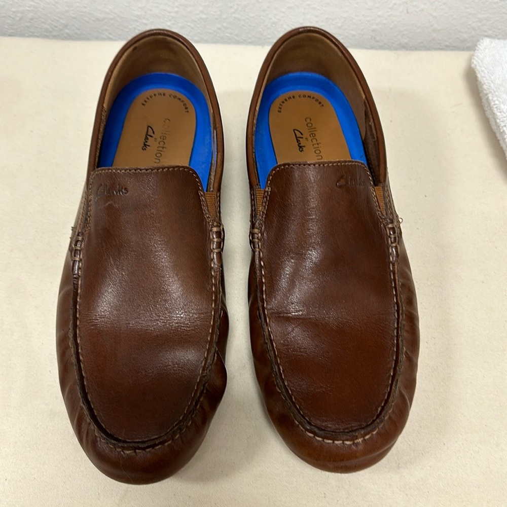 Clarks comfort collection men’s loafers size 10.5
